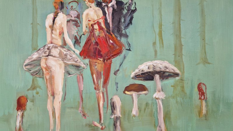 26. Roman Brichcín, Kdo hledá, najde, 2025, olej na plátně, 60 x 80 cm