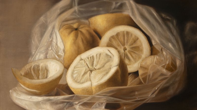 46. Leoš Suchan, Velké citrony - Olej na plátně 100x130 cm (2024)