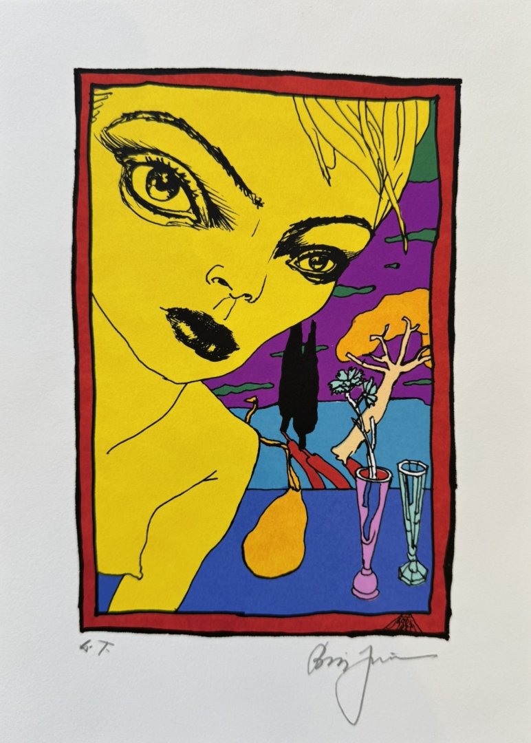 Krajina v pozadí žlutá