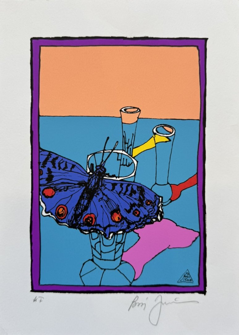 Zátiší s motýlem