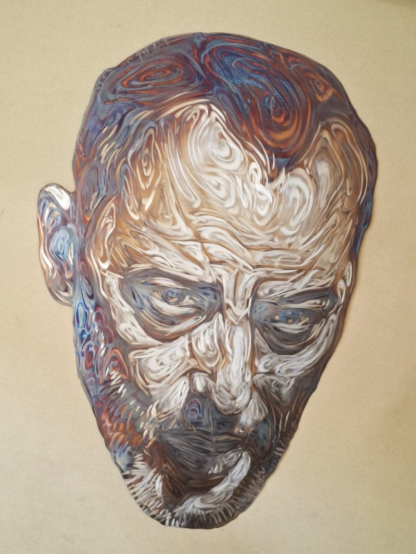 32. Ladislav Vlna, Jean Reno, metalurgická malba