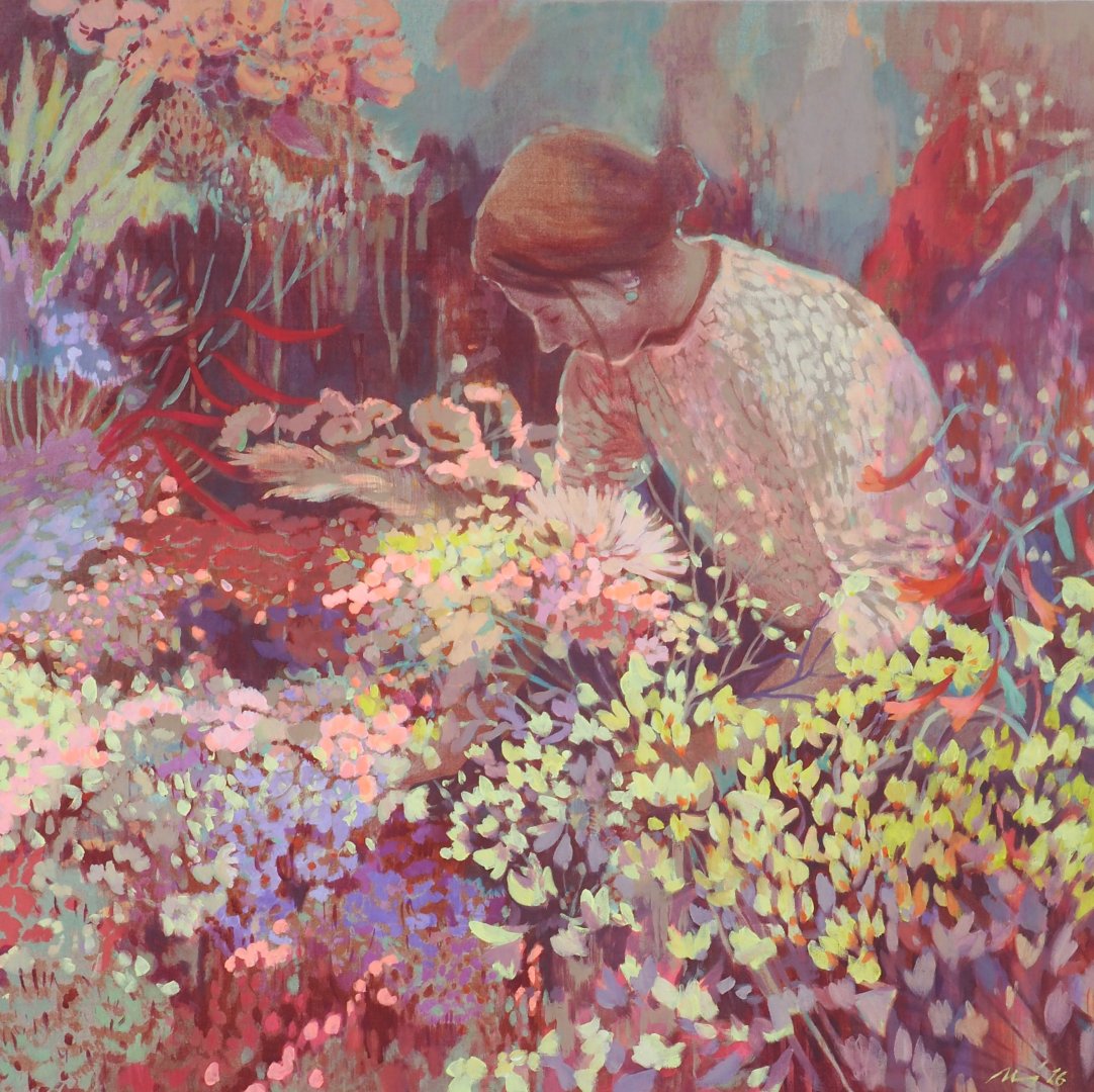 Květinářka 100x100