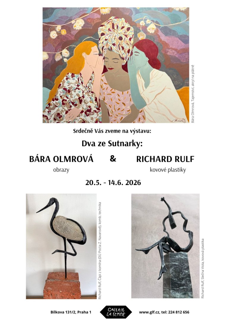 Plakátek B. Olmrová, R. Rulf (1)