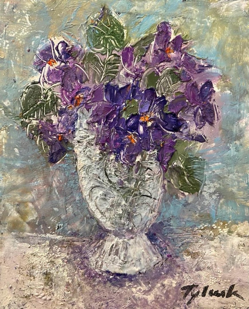 Bouquet de violettes - Kytička fialek